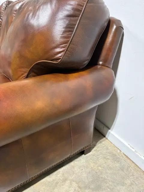 Hancock & Moore Brown Leather Sofa - Thumbnail 3