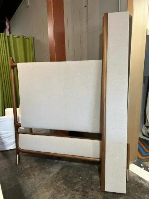 Stickley Walnut Grove Queen Upholstered Bed - Thumbnail 2