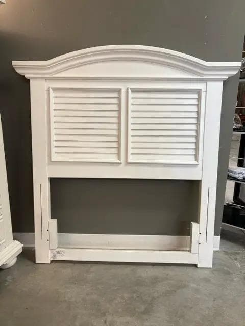 American Woodcrafters Cottage Traditions White Twin Bed Frame - Thumbnail 2