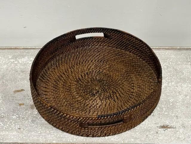 Woven Round Tray - Thumbnail 2