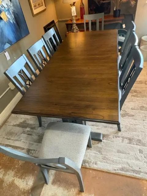 Northridge Home Vega Dining Room Table With 8 Chairs - Thumbnail 2