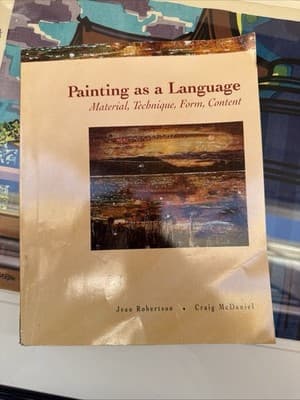 Painting as a Language: Material, Technique, Form, Content by Robertson BOOK - Image 1