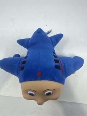 Jay Jay The Jet Plane 9” Plush Puppet Vinyl Face Retired Vintage 2000 Kidpower - Thumbnail 2