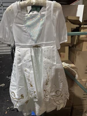 Disney Store Deluxe "Ariel" Little Mermaid Wedding Dress Grown Dress-up Costume - Thumbnail 4