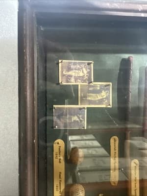 Golf Memorabilia - History of Golf, wood framed shadow box 20.5 x 11 x 2 - Thumbnail 4