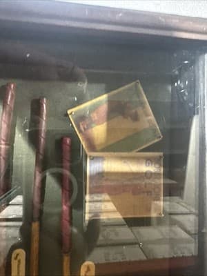 Golf Memorabilia - History of Golf, wood framed shadow box 20.5 x 11 x 2 - Thumbnail 5