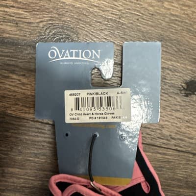 Ovation Leather Gloves for Kids Horse Riding, A- Small- Pink - Thumbnail 2