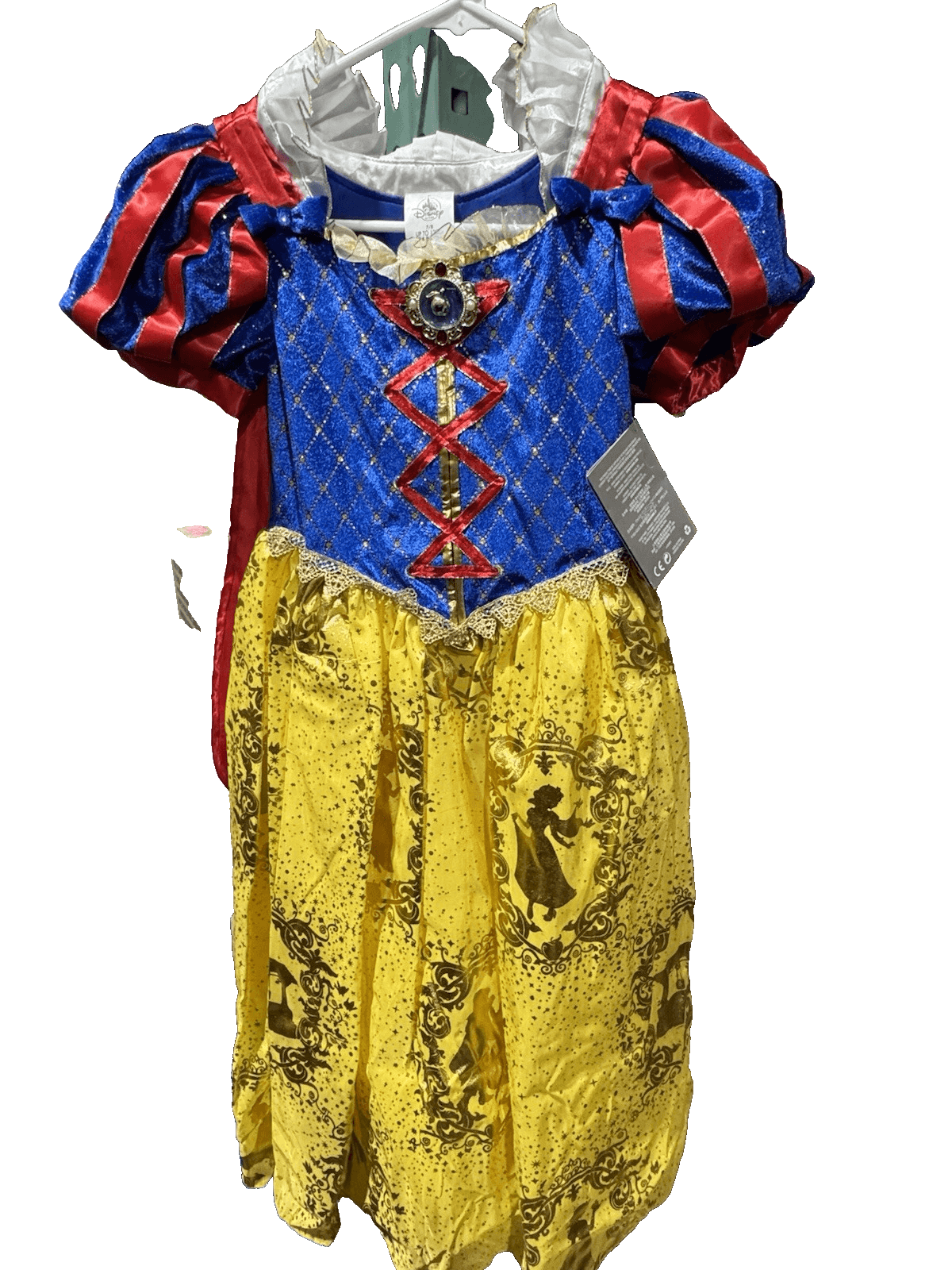 Snow White Girls Costume Princess Dress Cosplay Velvet Quality Size 7/8 New - Image 1