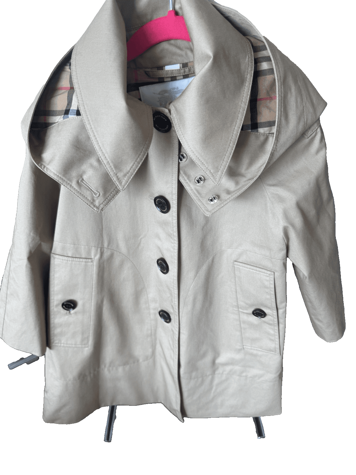 Burberry Kids Mayfair Trench Coat For Girls Size 4a - Image 1