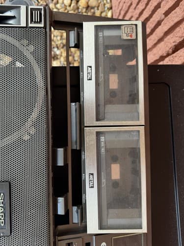 Front Cover Sharp GF-818 GF-515 GF -888 Parts Cassette Boombox - Thumbnail 2