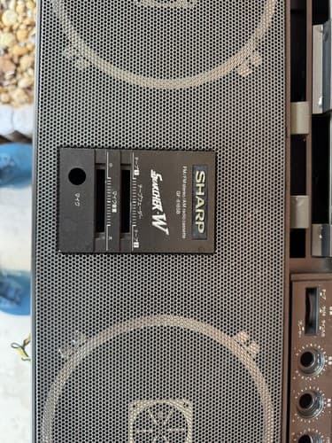 Front Cover Sharp GF-818 GF-515 GF -888 Parts Cassette Boombox - Thumbnail 5