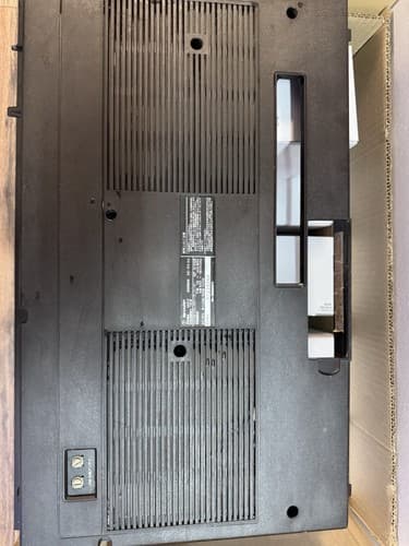 Back Panel Cover Sharp GF-818 GF-515 GF -888 Parts Cassette Boombox - Thumbnail 2