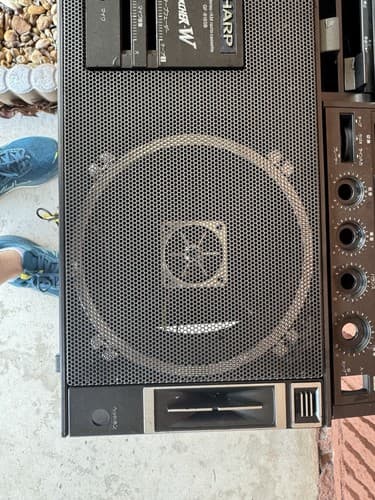 Front Cover Sharp GF-818 GF-515 GF -888 Parts Cassette Boombox - Thumbnail 4