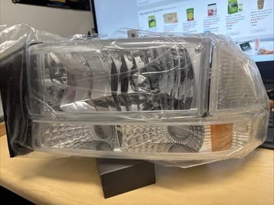 Dodge Dakota 1998-2003 Durango Headlights Headlamps Left - Image 1