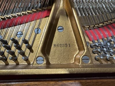 Steinway & Sons Model B – 1959 | Mahogany Finish + Bench - Thumbnail 6