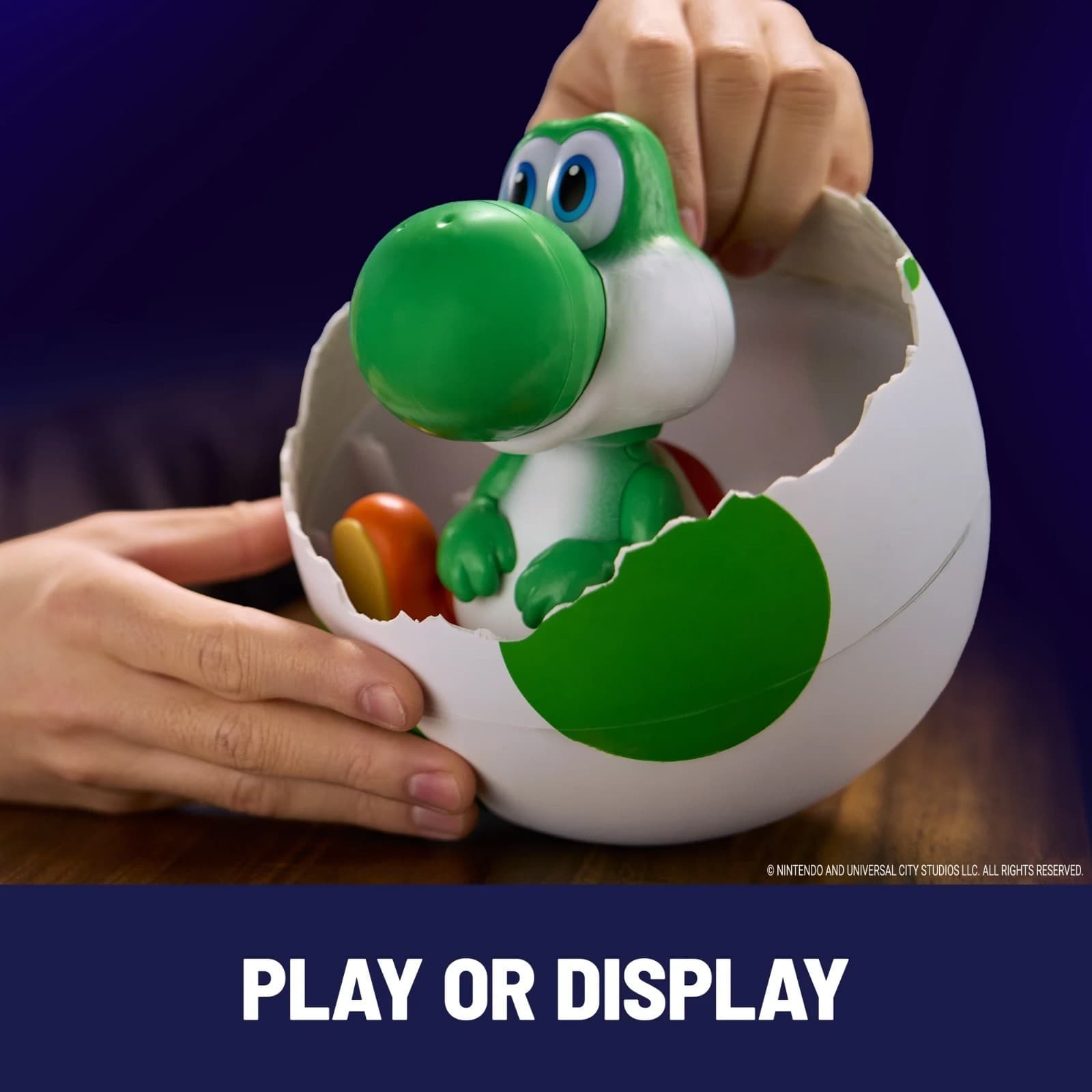 Hatchin' Yoshi the Super Mario Galaxy Movie Interactive Yoshi Figure Presale - Thumbnail 5
