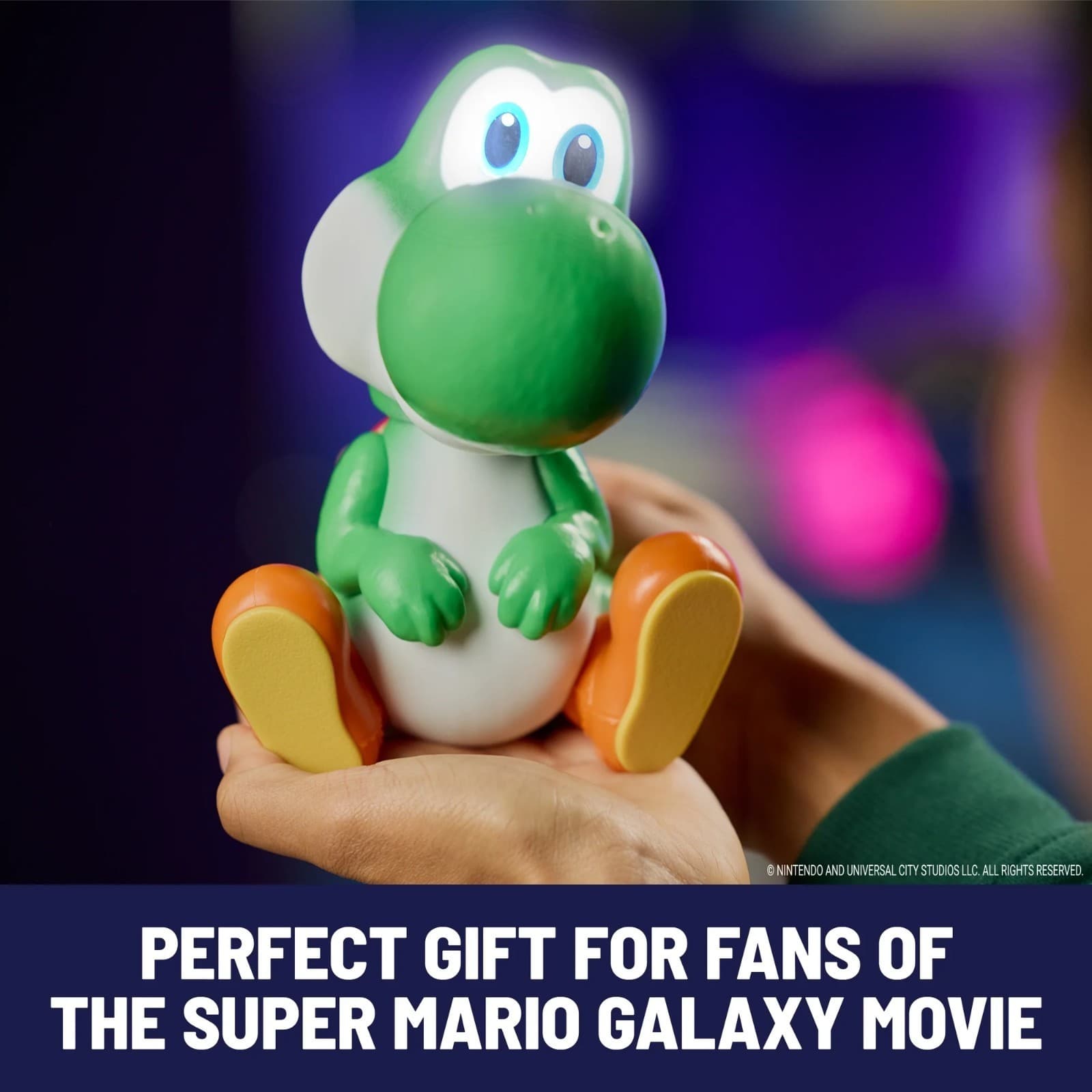 Hatchin' Yoshi the Super Mario Galaxy Movie Interactive Yoshi Figure Presale - Thumbnail 6