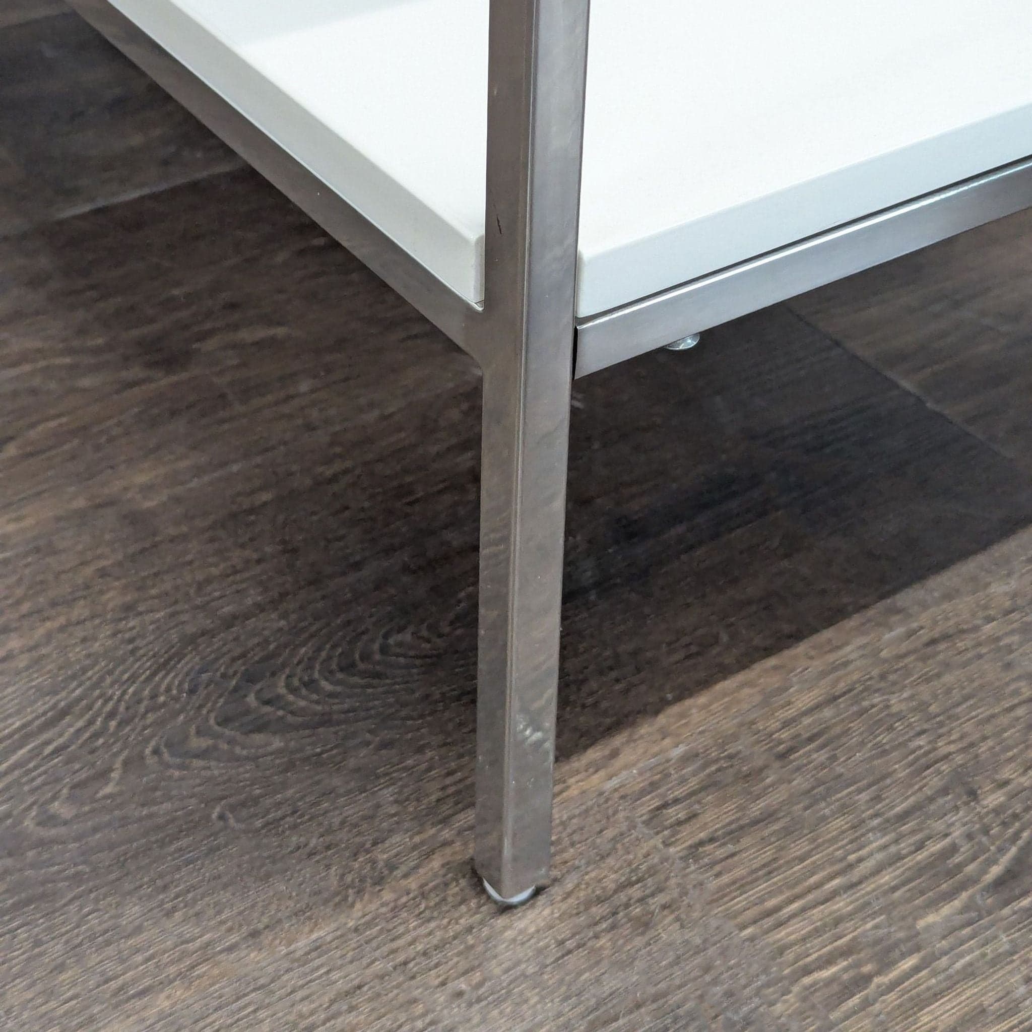 West Elm White Lacquer Storage Console - Thumbnail 10