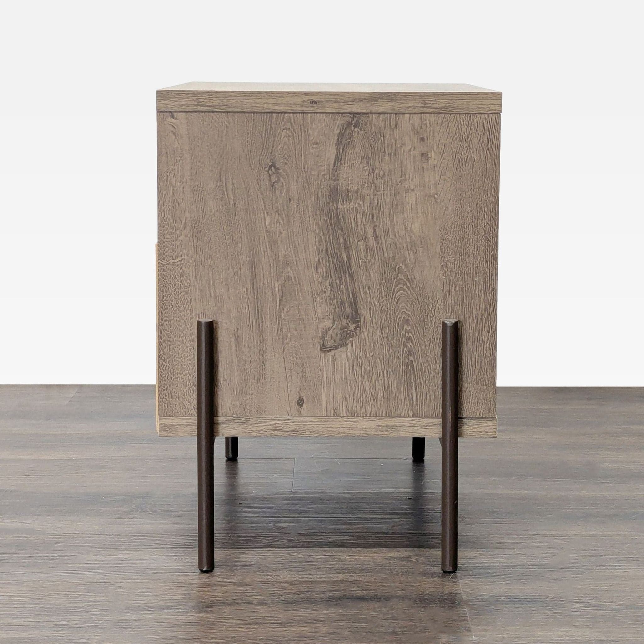 One Drawer Nightstand with Open Shelf - Thumbnail 5