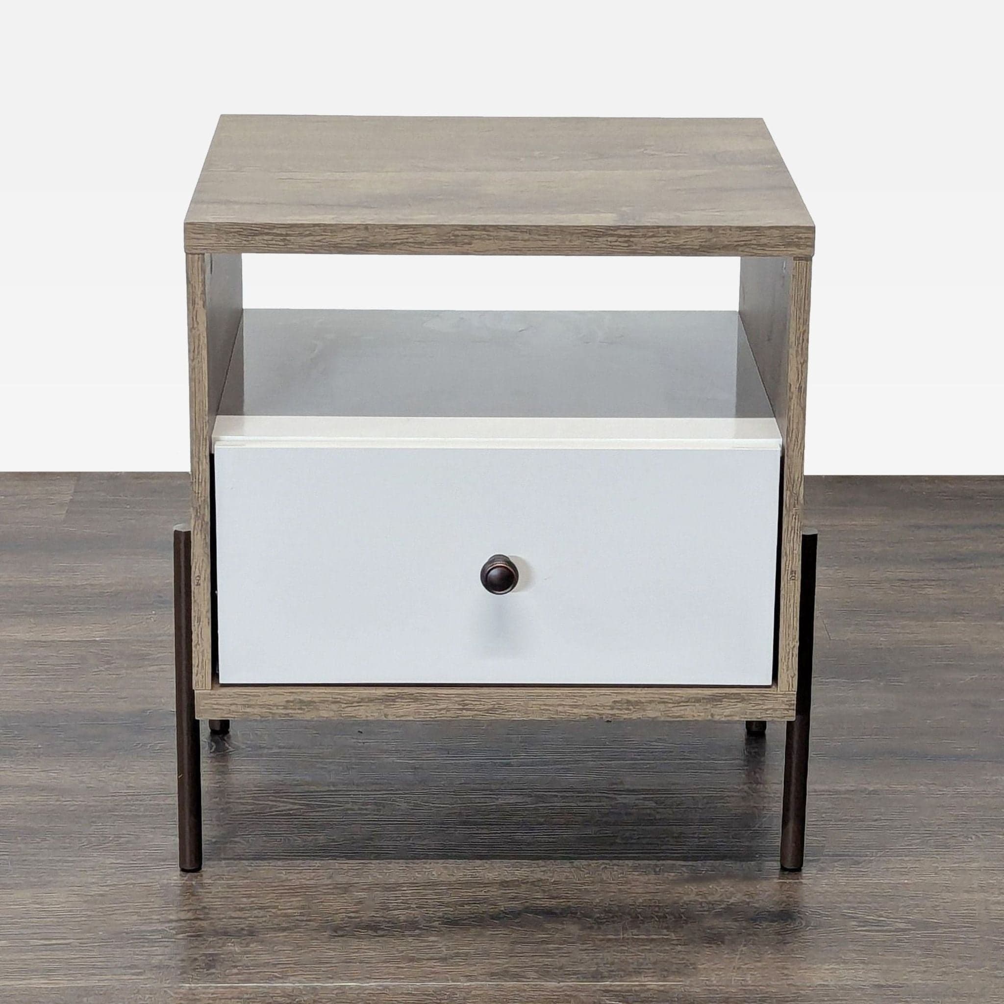 One Drawer Nightstand with Open Shelf - Thumbnail 9