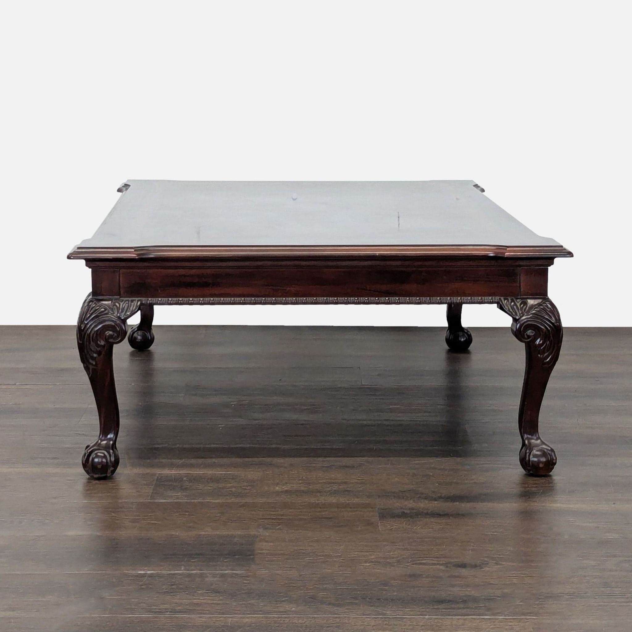 Vintage Thomasville Mahogany Coffee Table - Thumbnail 2
