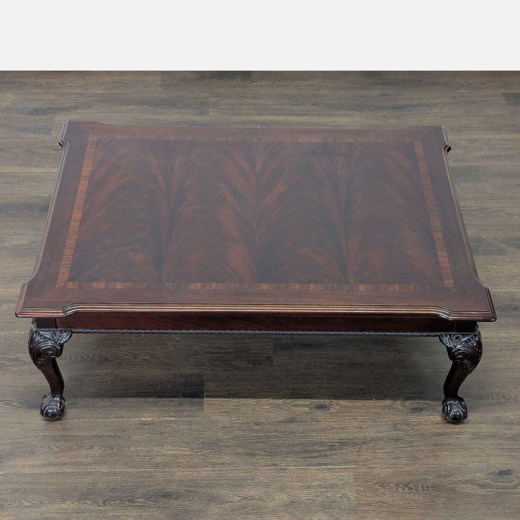 Vintage Thomasville Mahogany Coffee Table - Thumbnail 3