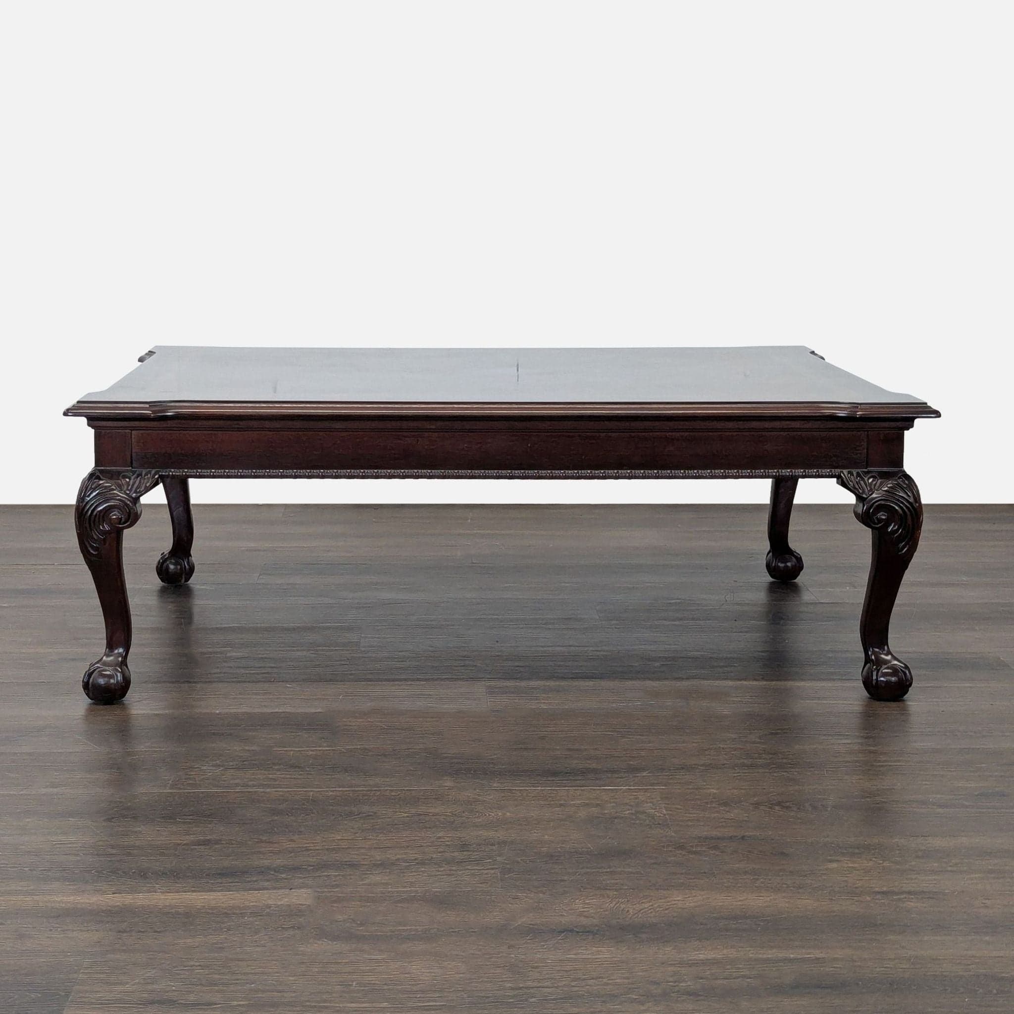 Vintage Thomasville Mahogany Coffee Table - Image 1