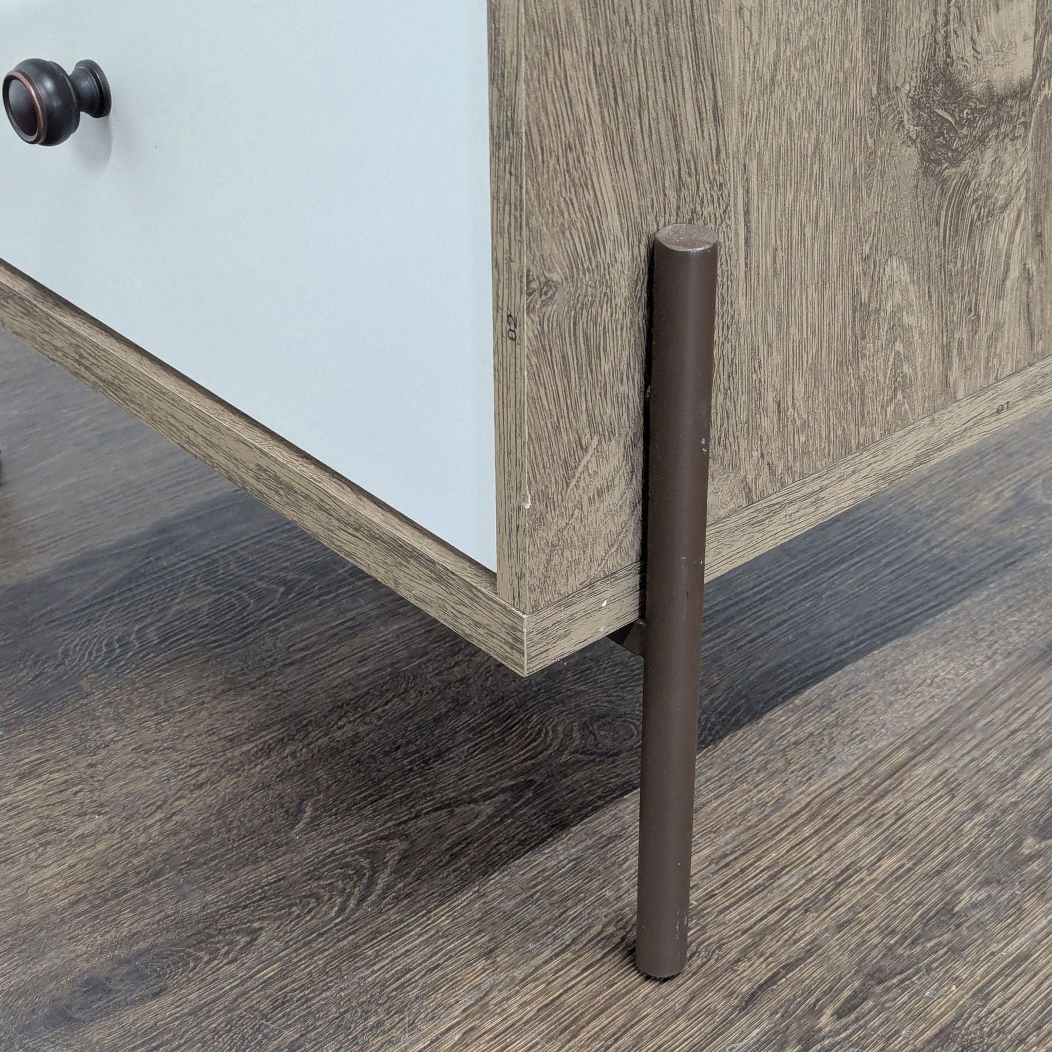 One Drawer Nightstand with Open Shelf - Thumbnail 7