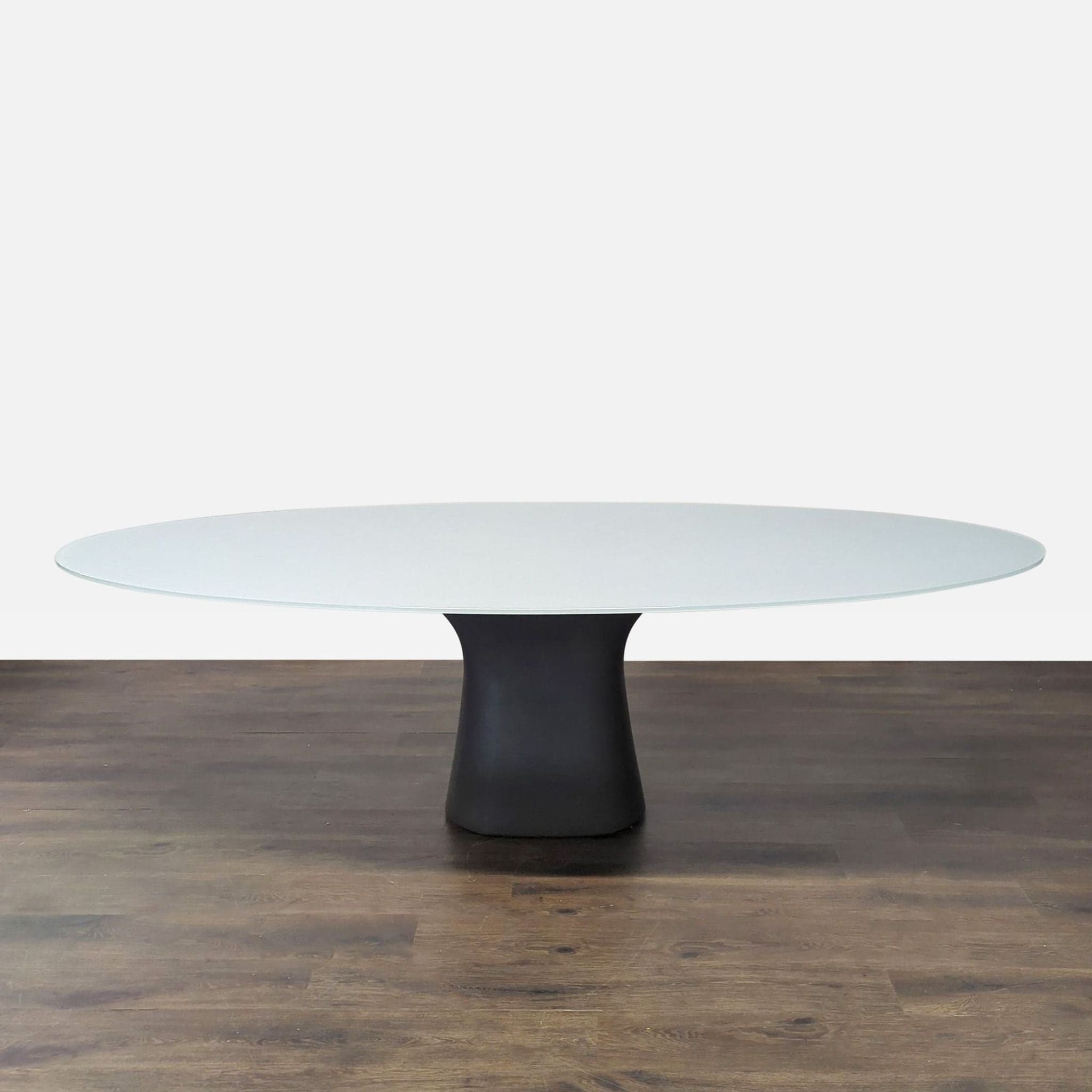 Modern Bontempi Casa / Gallotti&Radice 9-Piece Oval Dining Set - Thumbnail 2