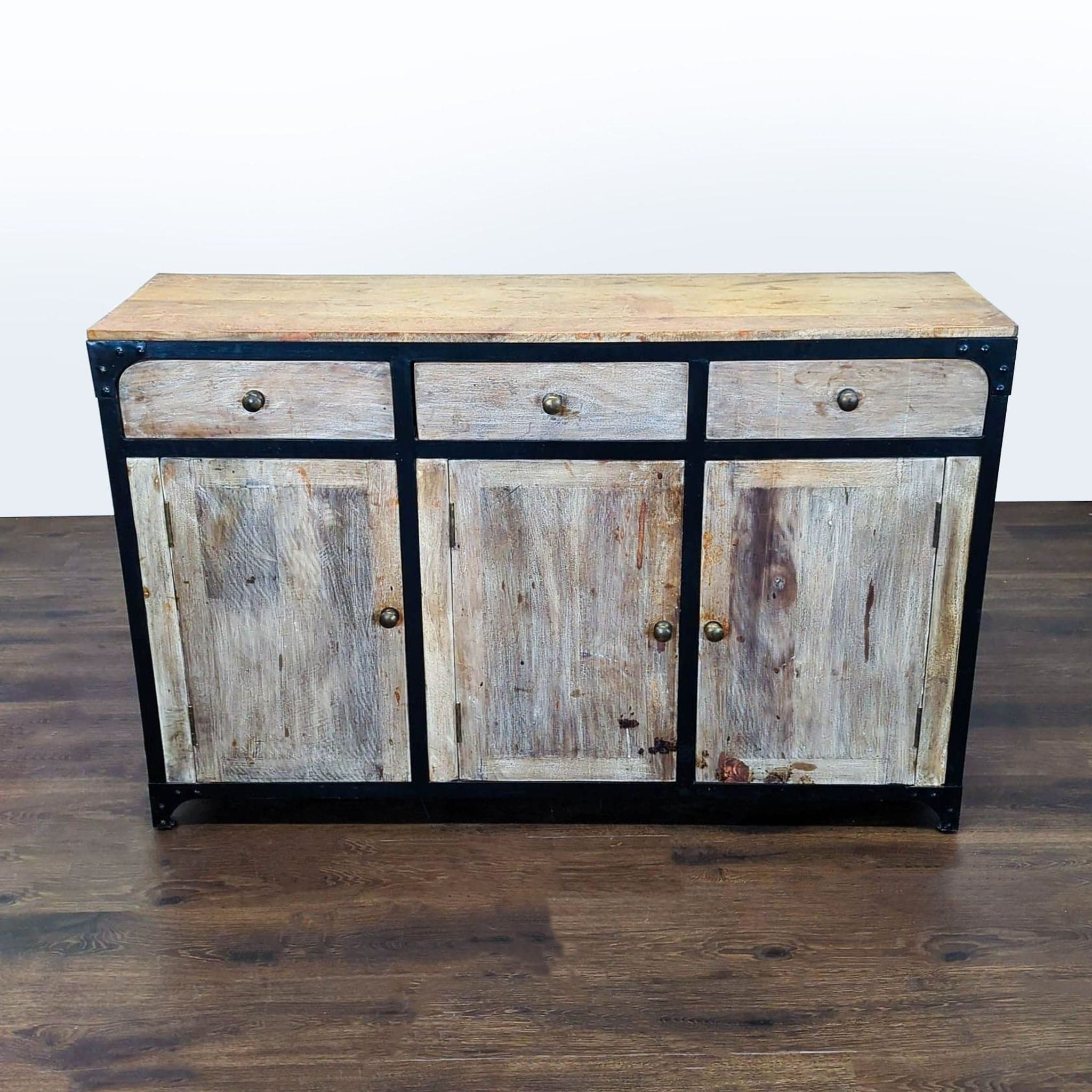 Anthropologie Metal and Wood Sideboard - Image 1