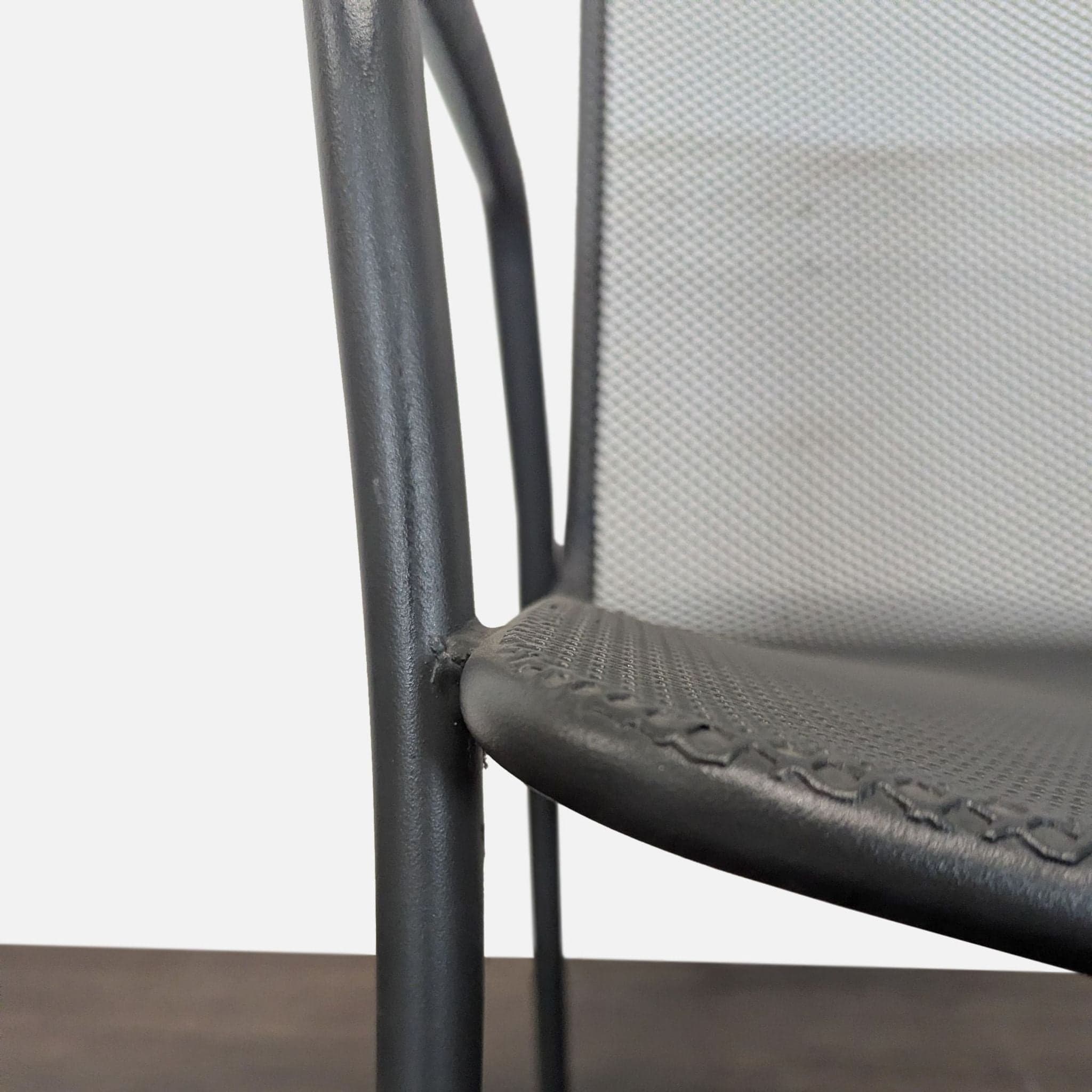 Room & Board Aruba Set of 4 Metal Mesh Armchairs - Thumbnail 4