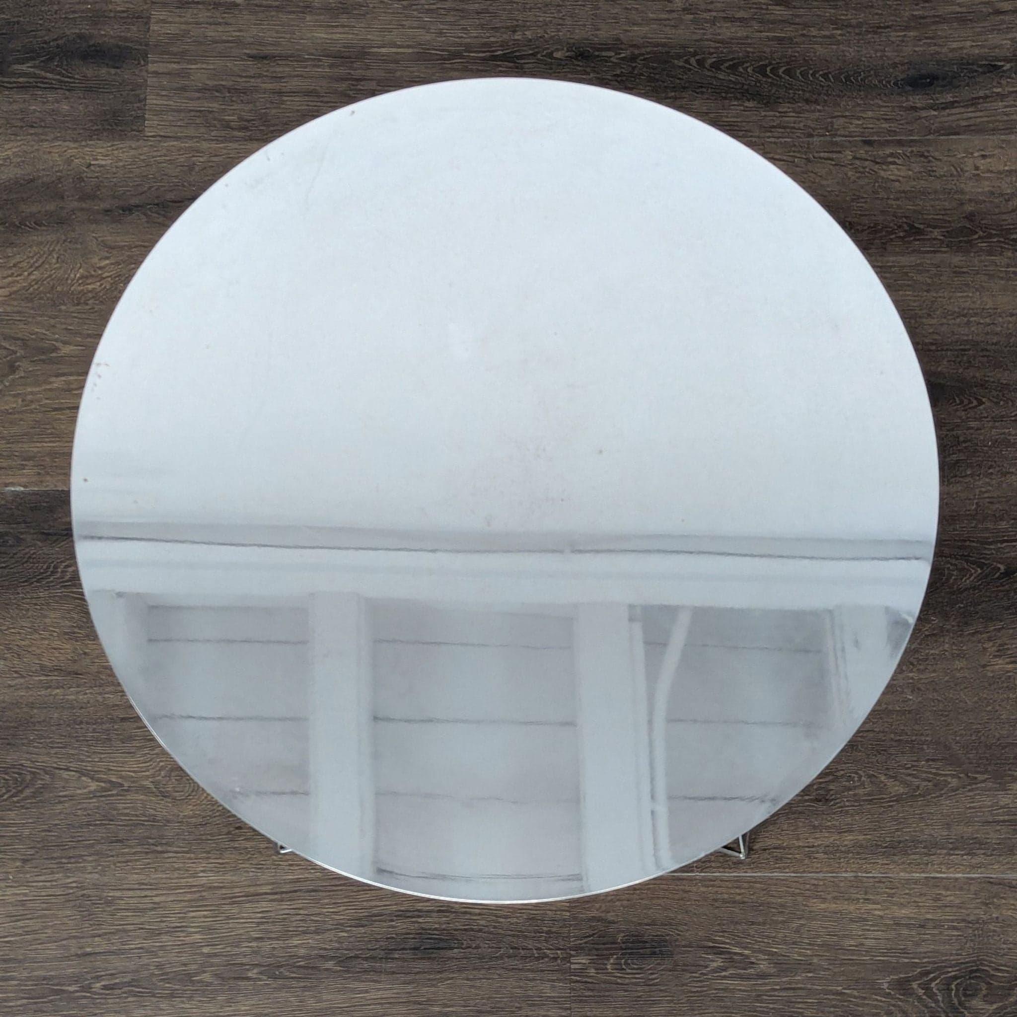 West Elm Chrome Wire Table - Thumbnail 5