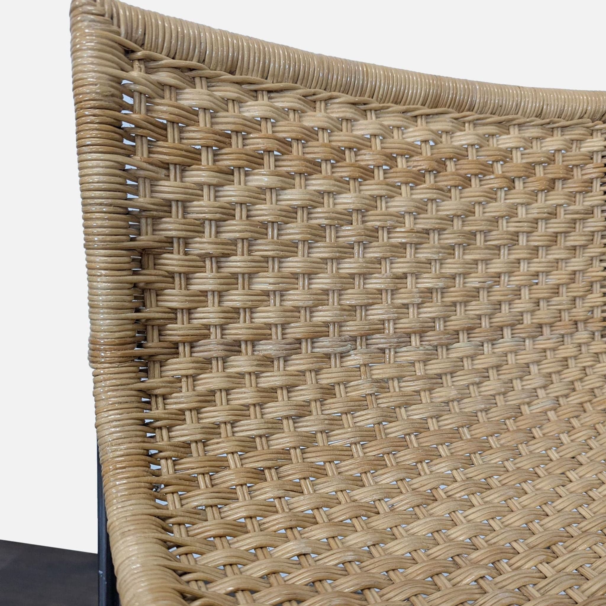 Set of Three Rattan Woven Counter/Bar Stools - Thumbnail 4