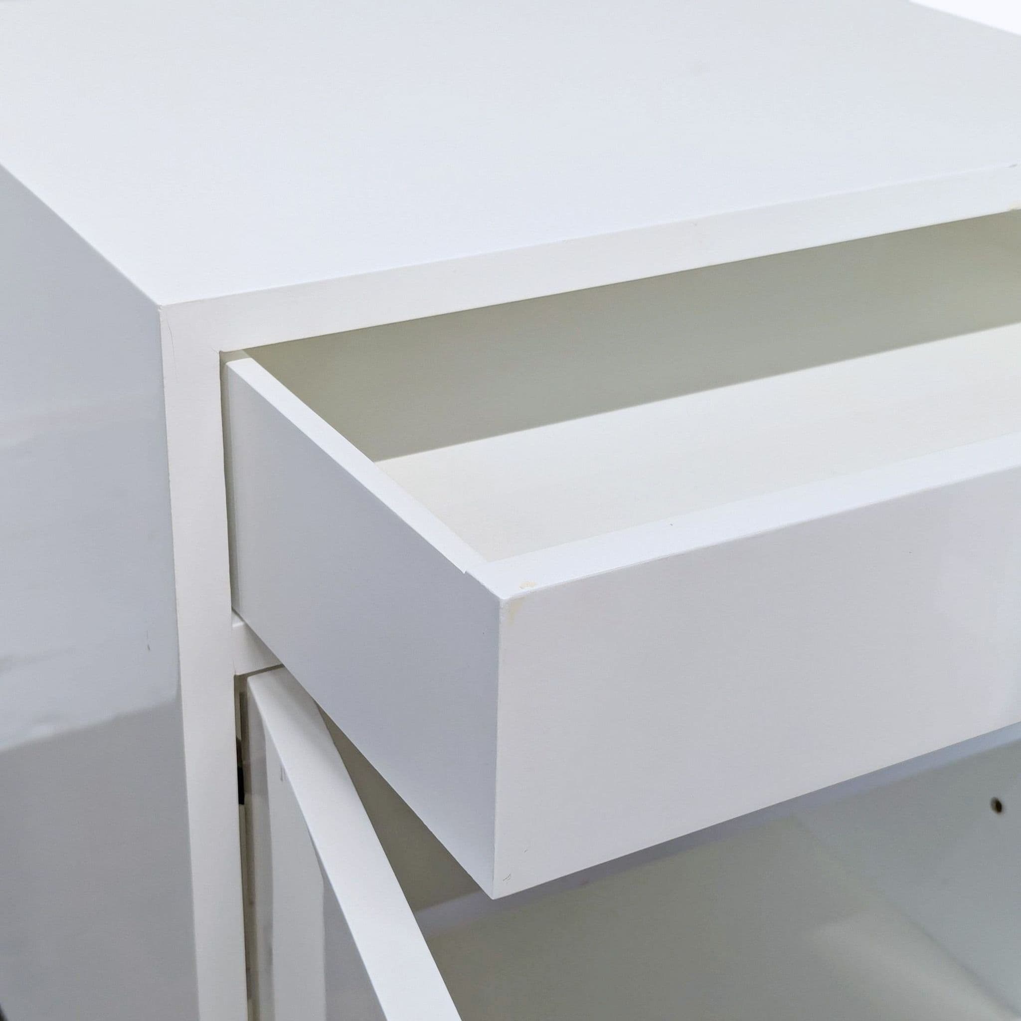 Nightstand with One Drawer and Cabinet - Thumbnail 5