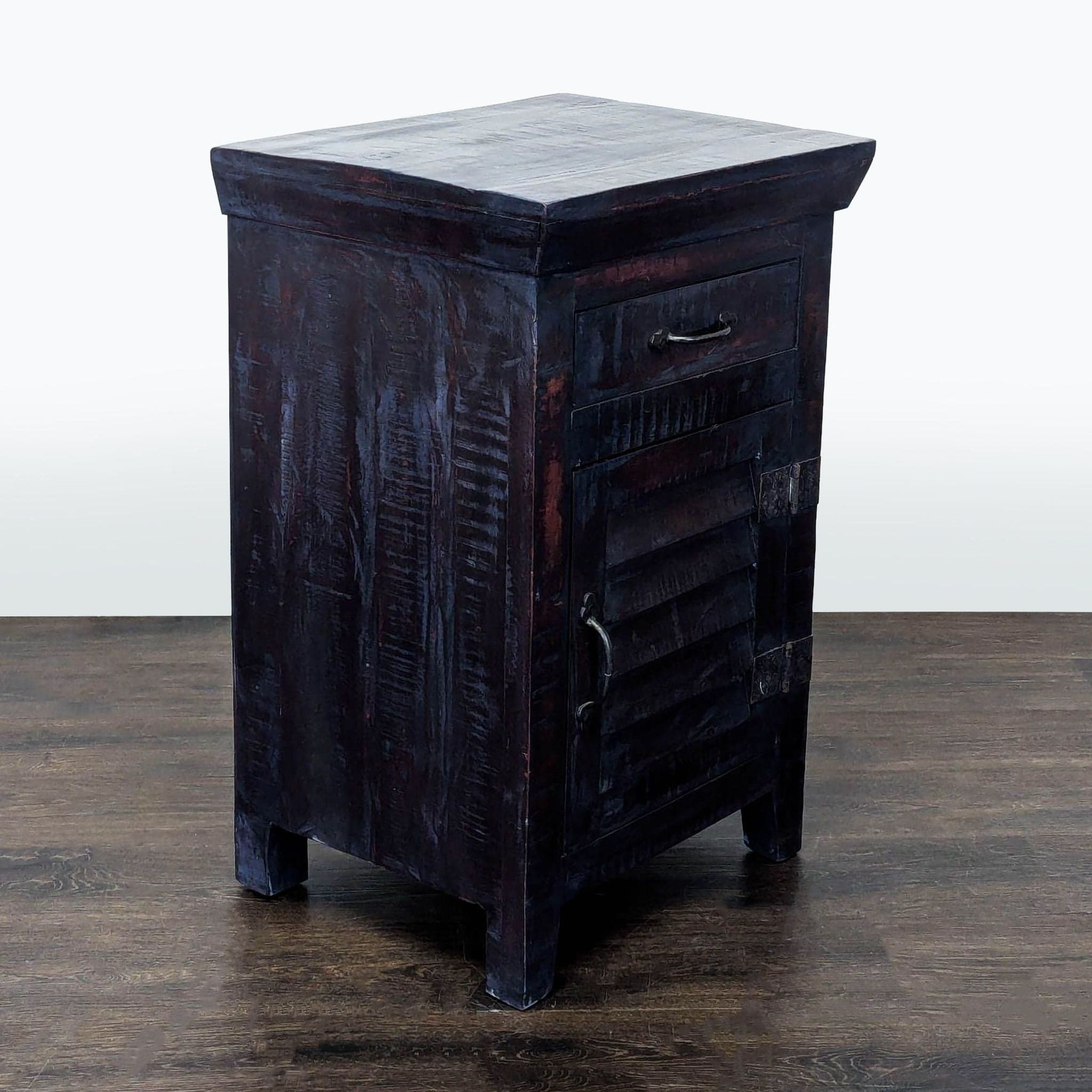 Rustic One Drawer Cabinet - Thumbnail 3