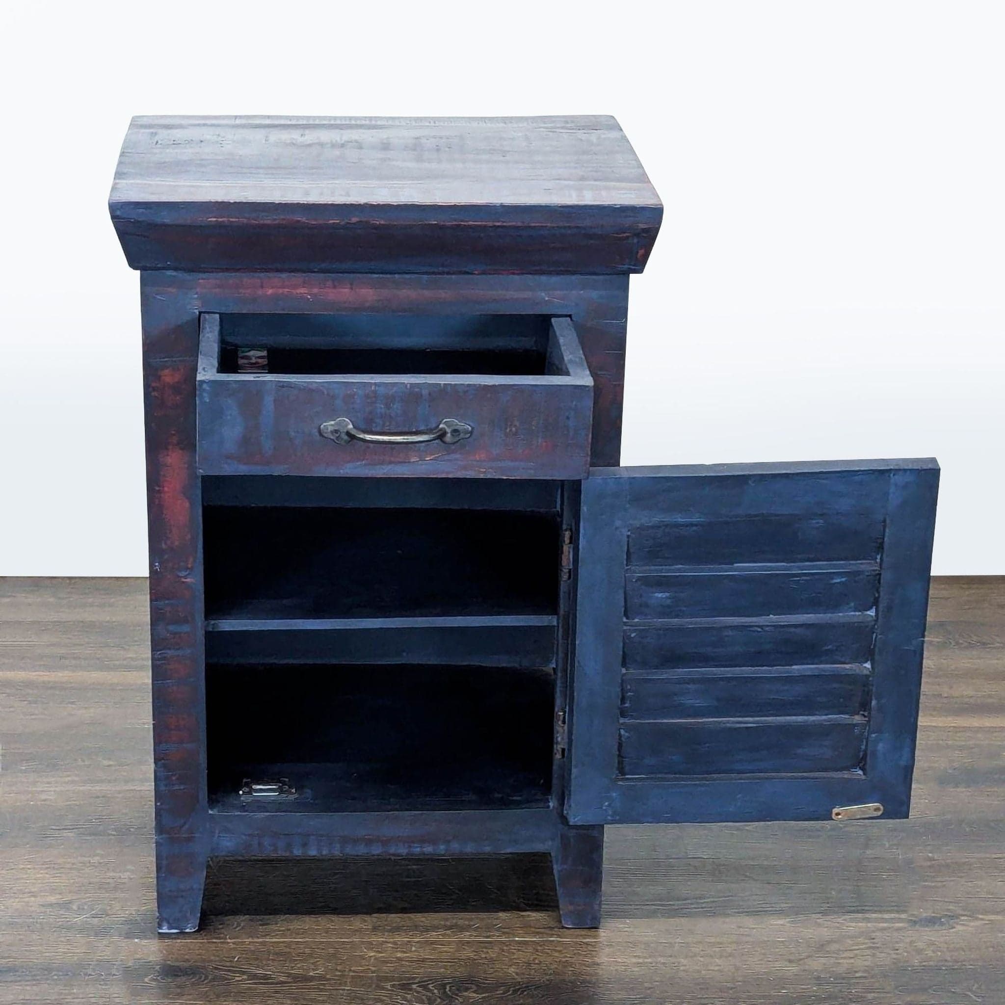 Rustic One Drawer Cabinet - Thumbnail 2