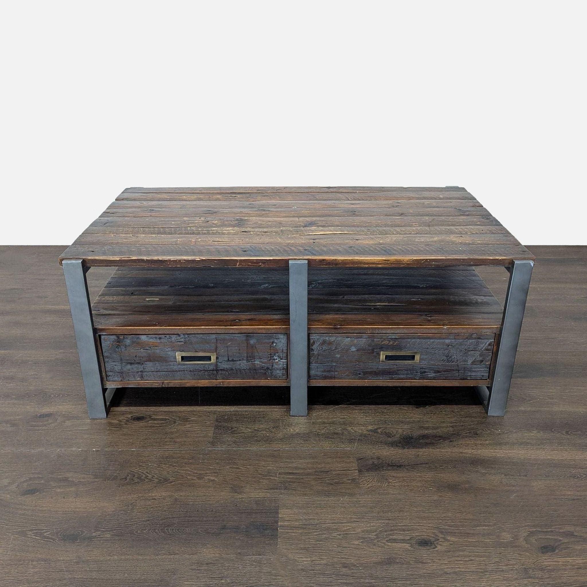 Industrial Style Coffee Table - Thumbnail 9