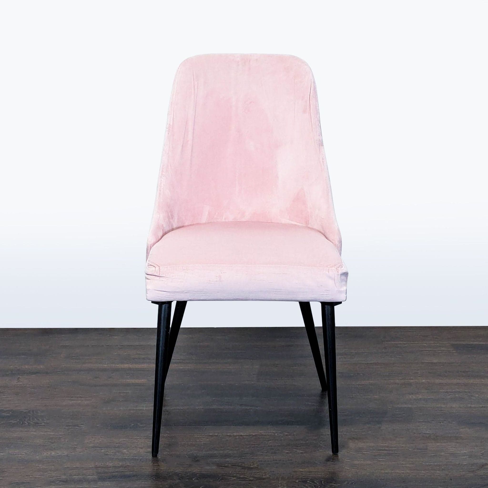 Pier One Mid-Century Style Upholstered Dining Chair - Image 1