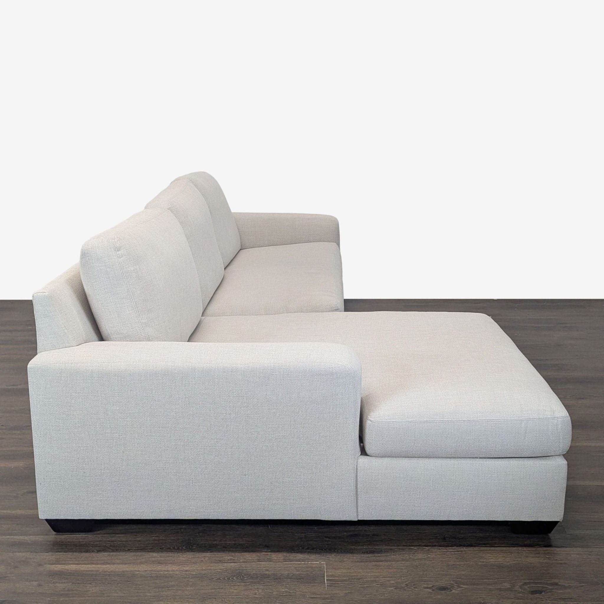 Pottery Barn Big Sur Modern Sectional Sofa with Chaise - Thumbnail 2