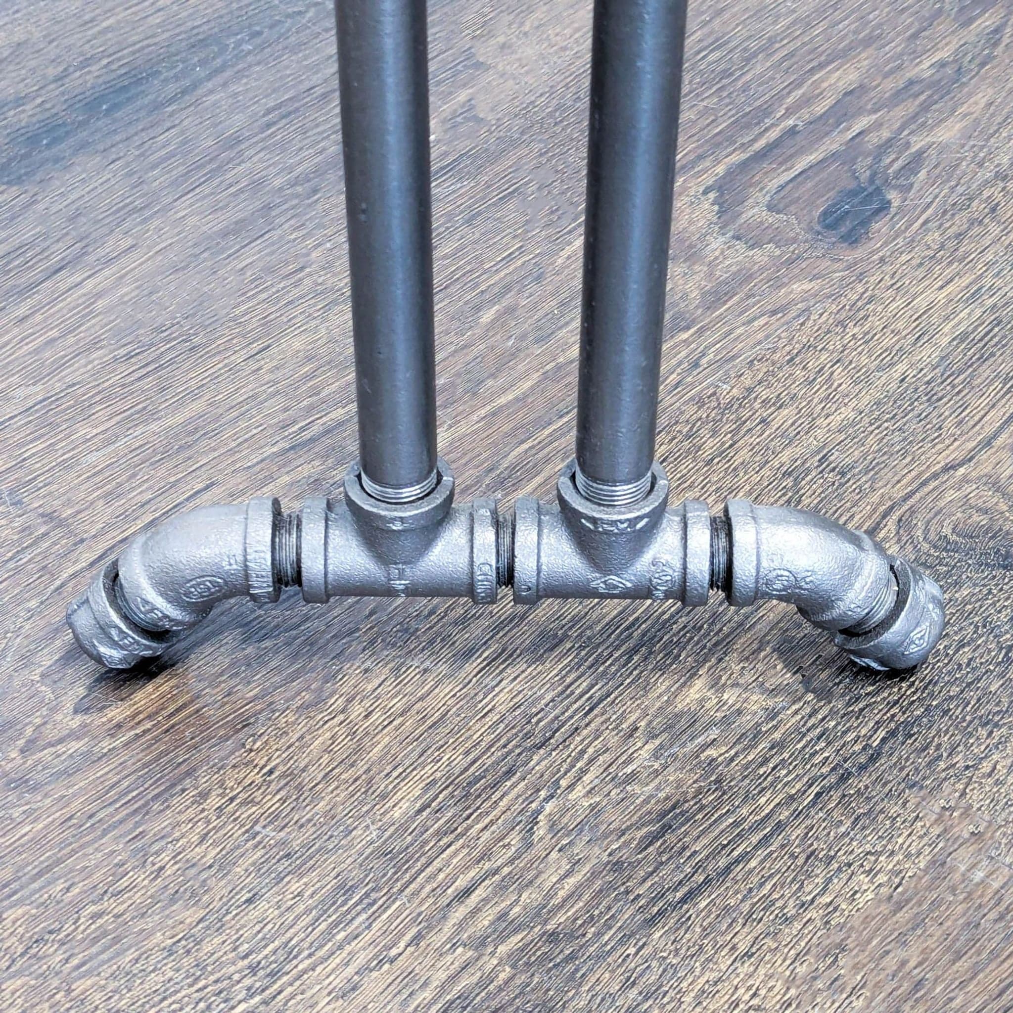 Live Edge Pipe Console Table - Thumbnail 7