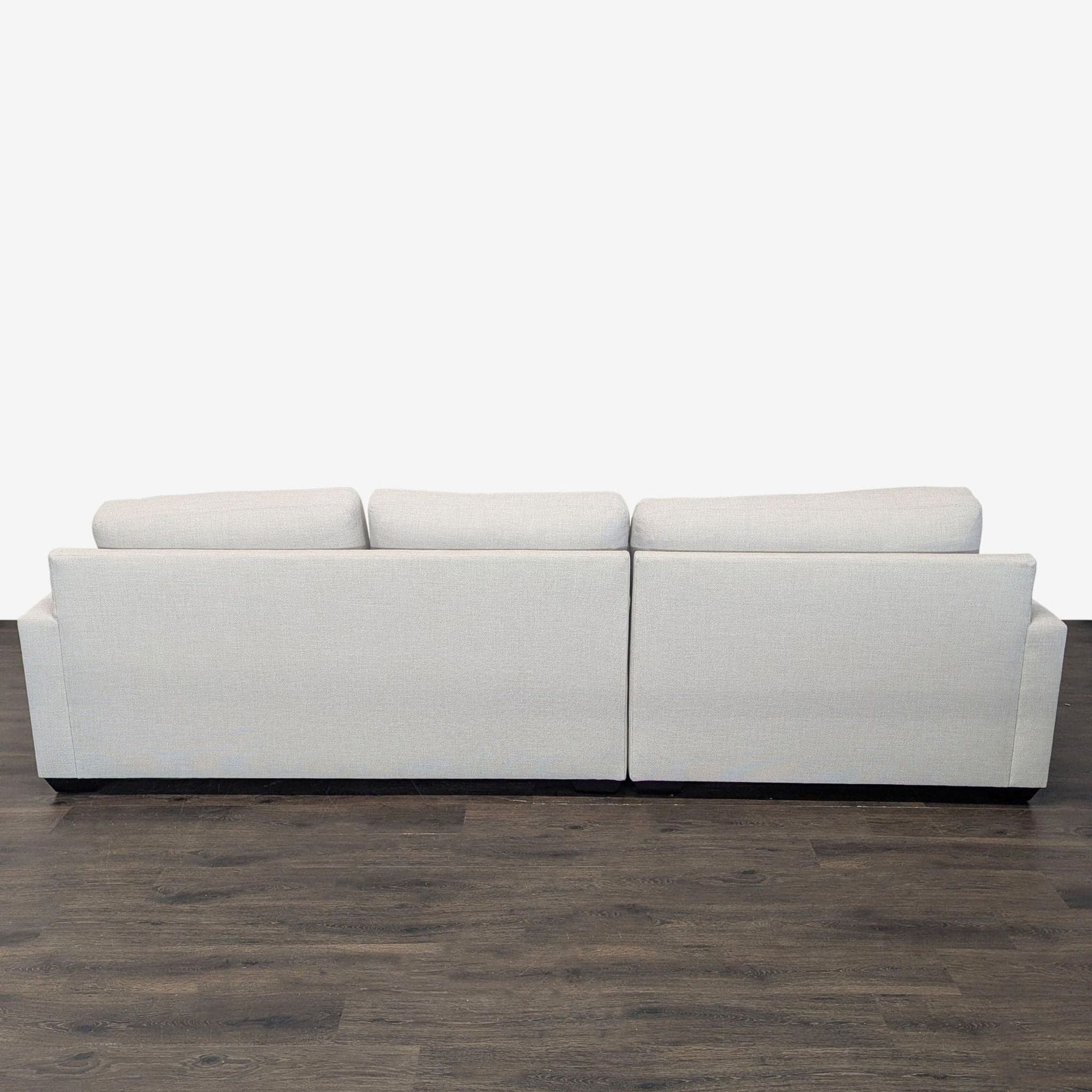 Pottery Barn Big Sur Modern Sectional Sofa with Chaise - Thumbnail 7