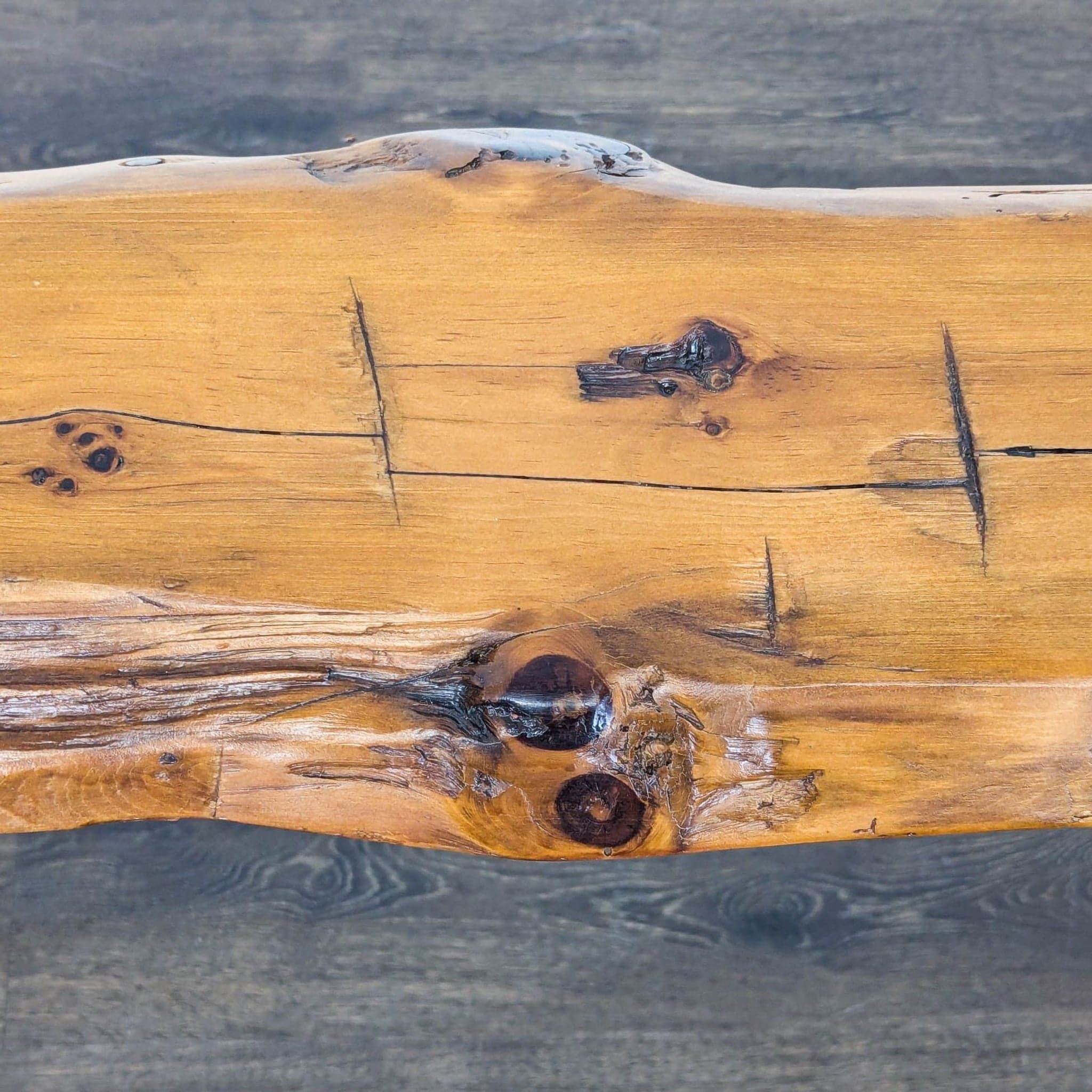 Live Edge Pipe Console Table - Thumbnail 5