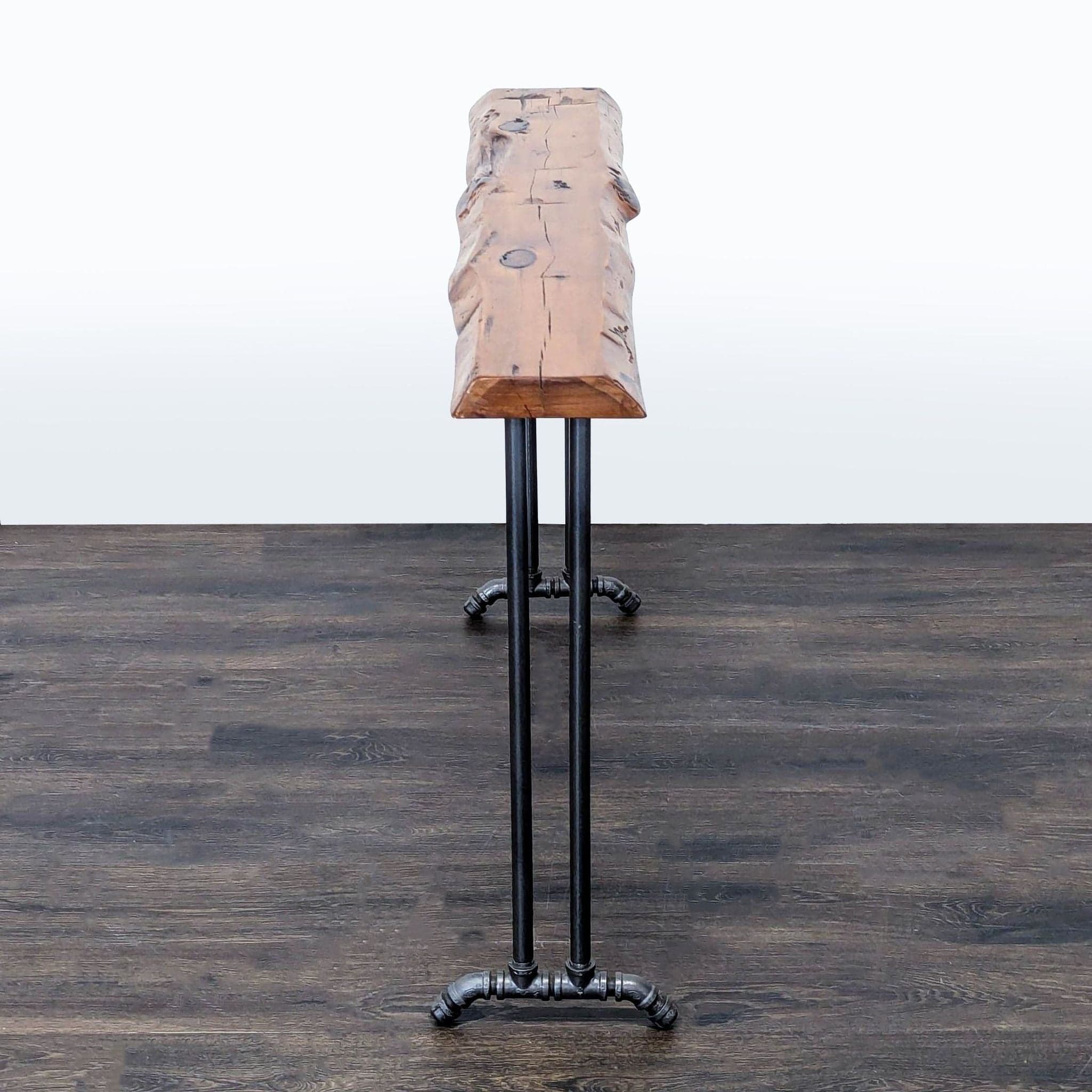 Live Edge Pipe Console Table - Thumbnail 3