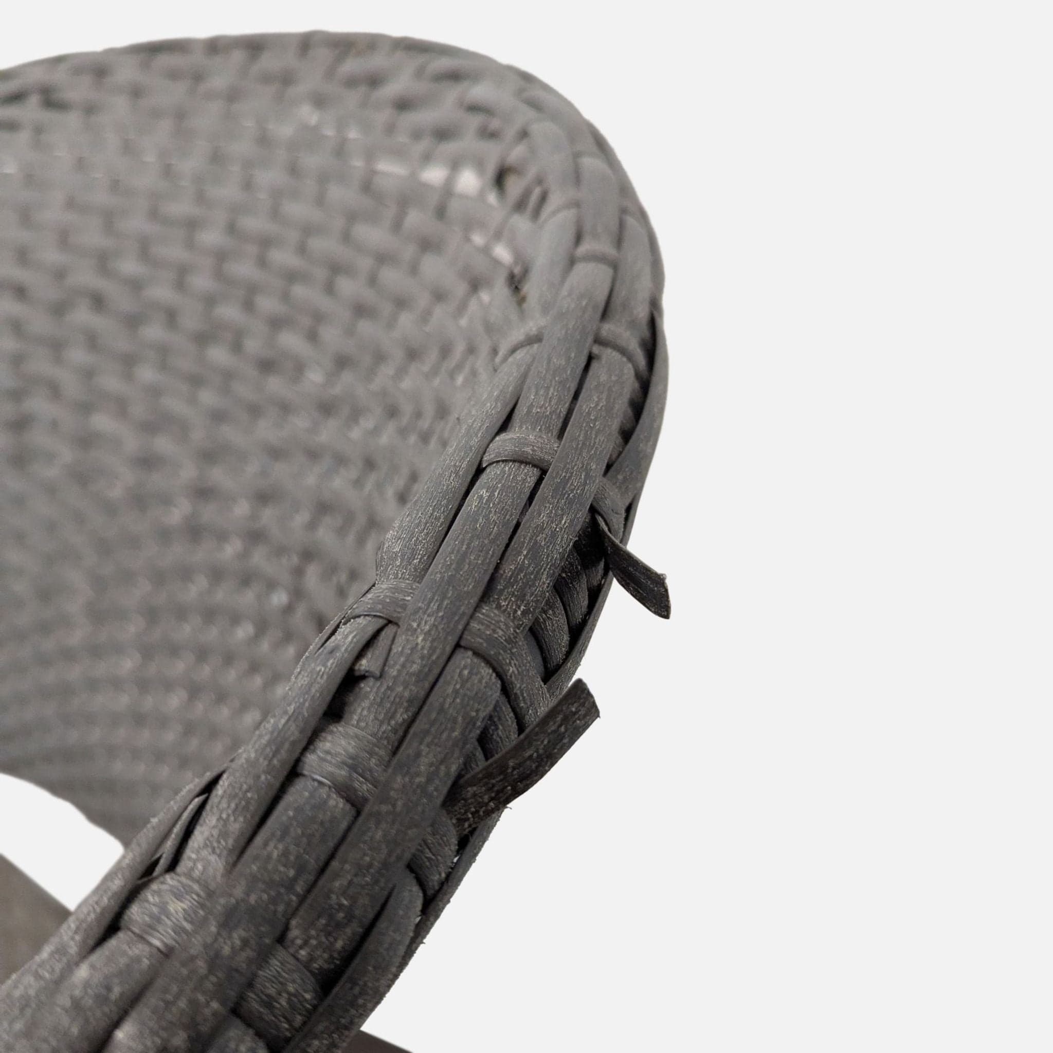 Set of 4 Woven Stackable Patio Chairs - Thumbnail 11