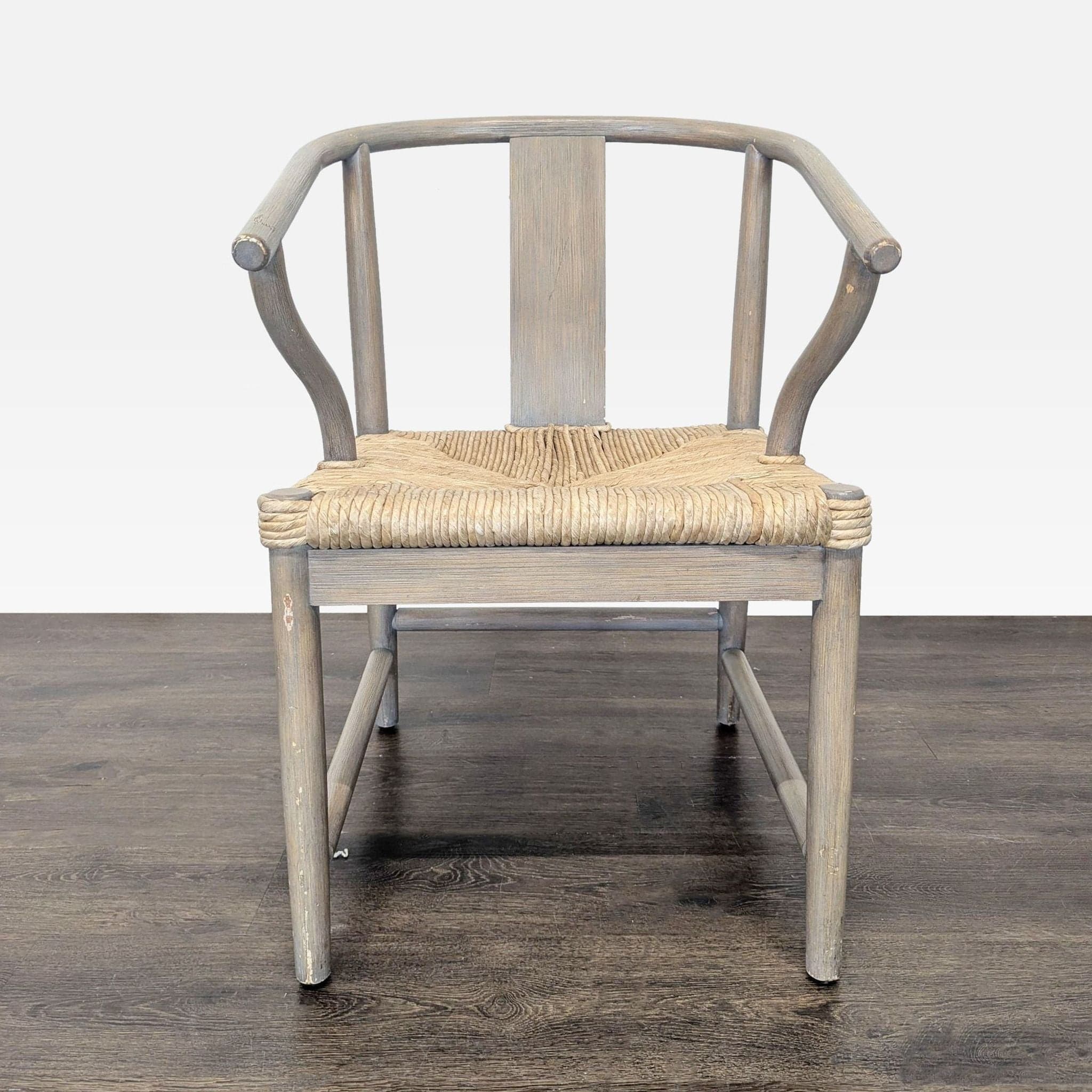 Wishbone Chair with Woven Rope Seat - Image 1