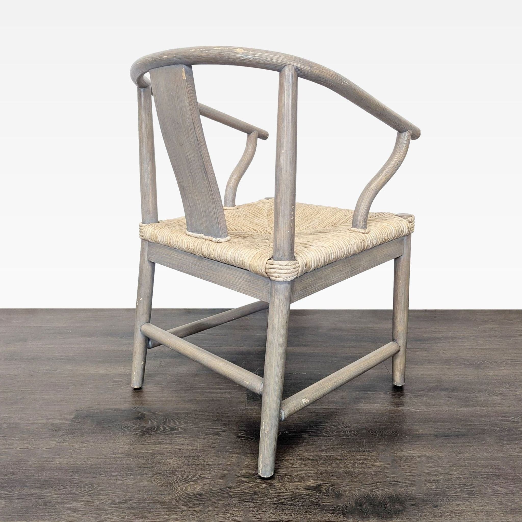 Wishbone Chair with Woven Rope Seat - Thumbnail 3