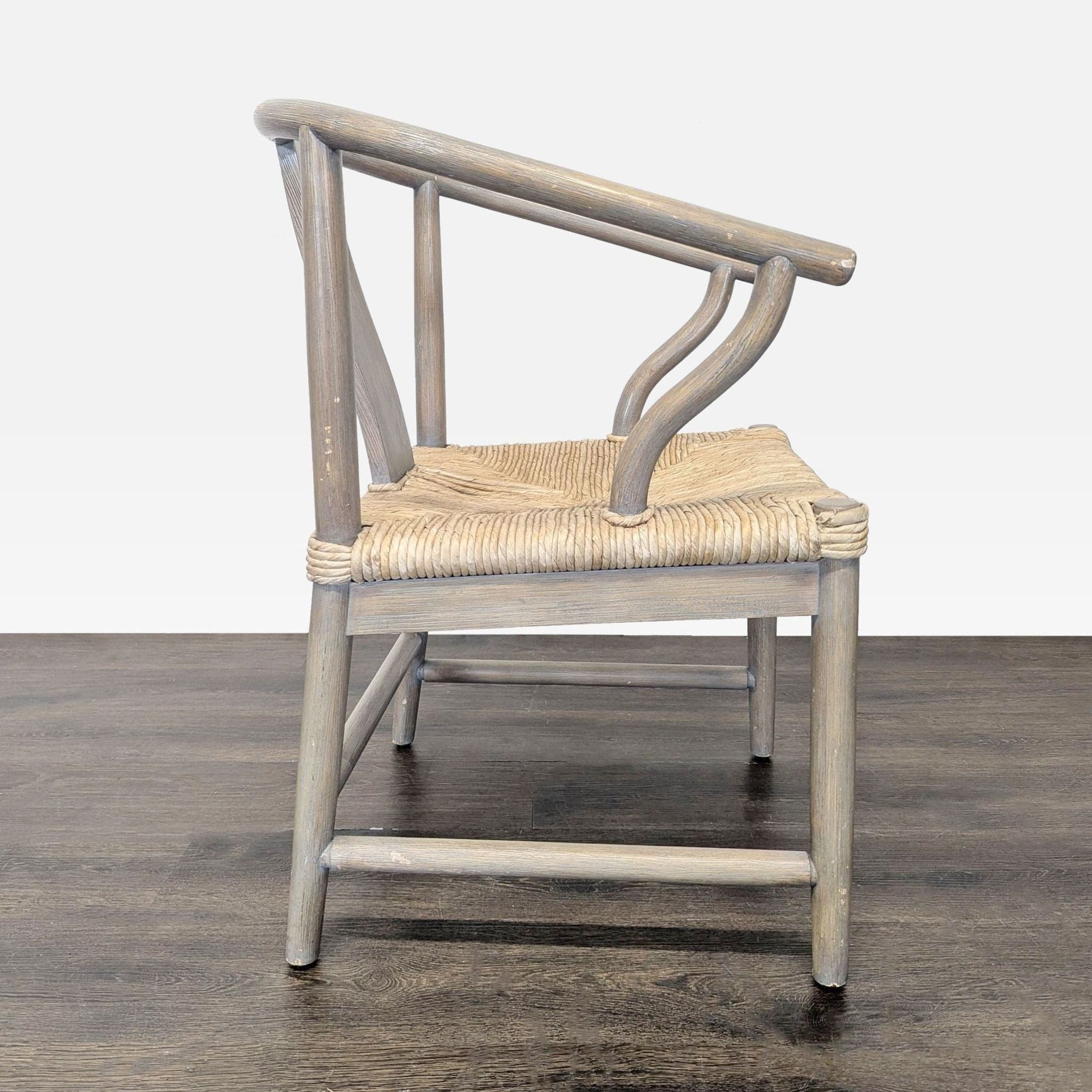 Wishbone Chair with Woven Rope Seat - Thumbnail 9