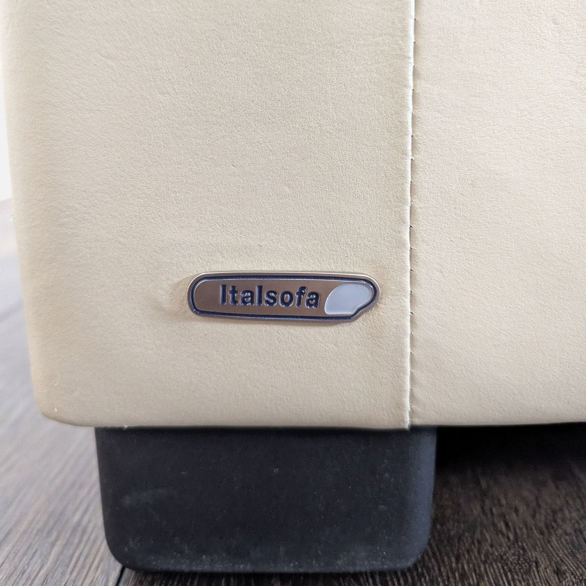 Italsofa Beige Leather Lounge Armchair – Comfortable and Stylish - Thumbnail 7
