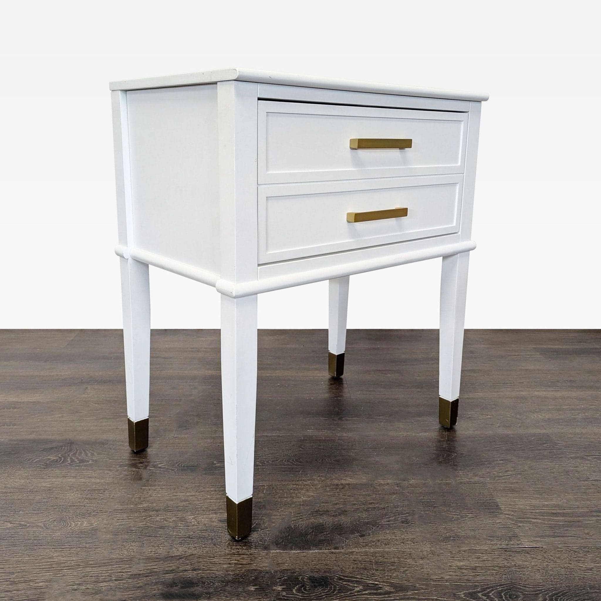Pair of CosmoLiving Cosmopolitan Westerleigh One Drawer End Tables/Nightstands - Thumbnail 3