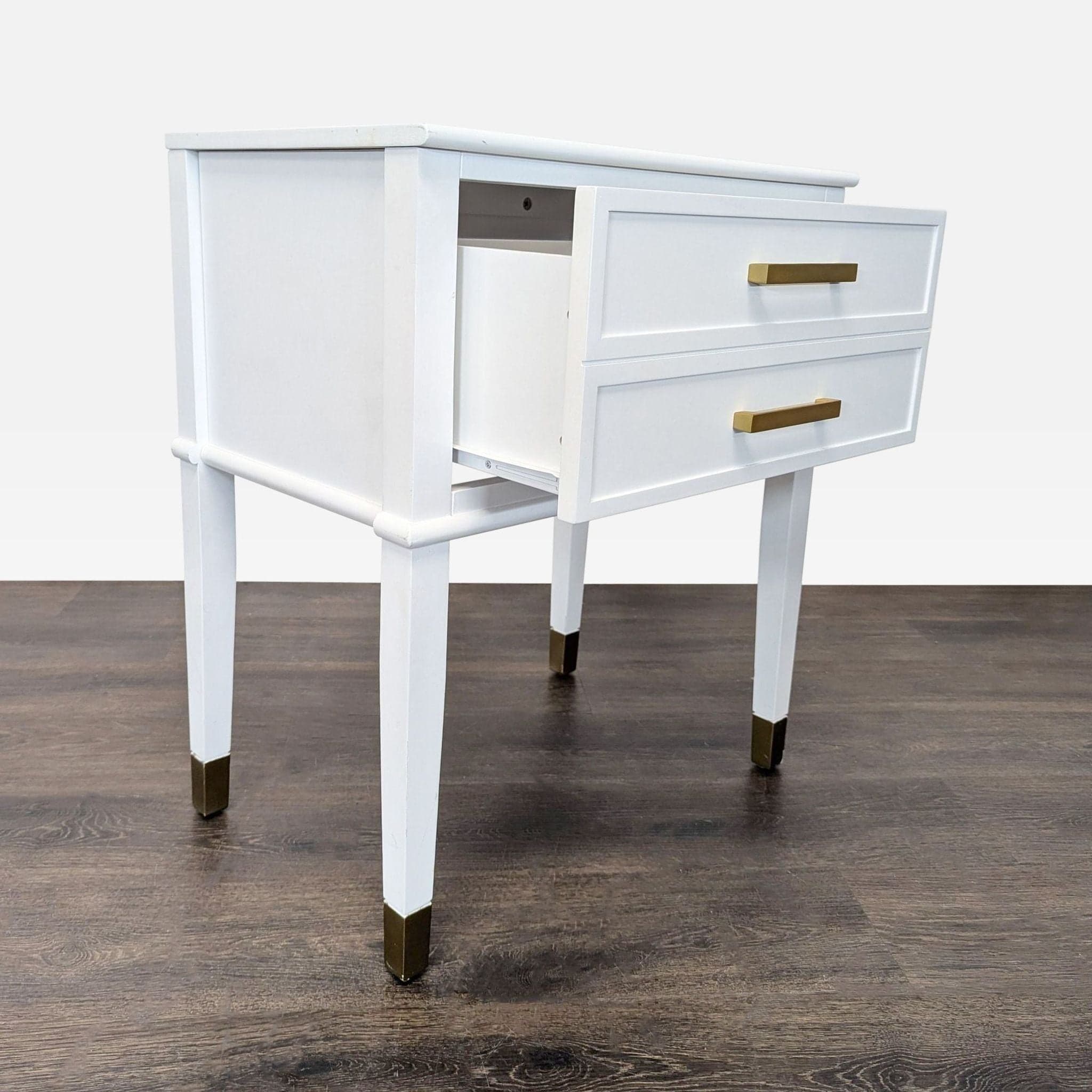 Pair of CosmoLiving Cosmopolitan Westerleigh One Drawer End Tables/Nightstands - Thumbnail 2